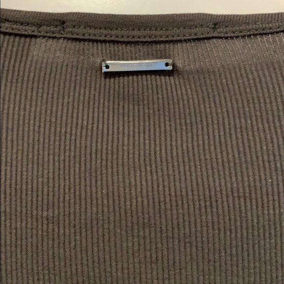 Hugo Boss v-neck button up long sleeve shirt - Picture 6 of 8